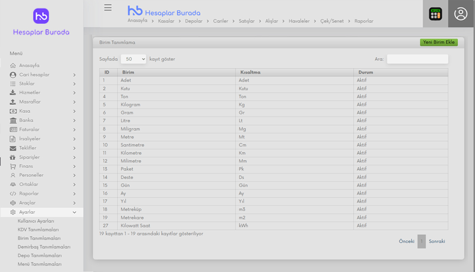 Dashboard Screenshot